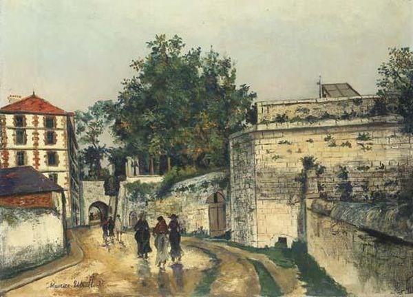 Les Remparts Oil Painting by Maurice Utrillo
