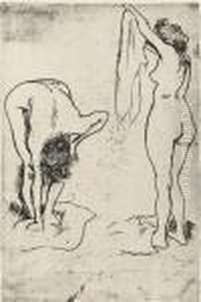 Untitled Oil Painting by Suzanne Valadon