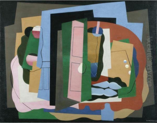 La Porte Rose Oil Painting by Georges Valmier