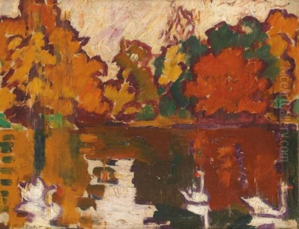 Le Bois De Boulogne by Louis Valtat