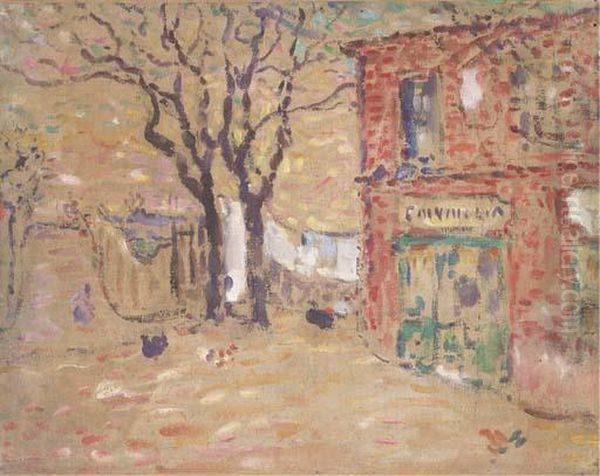 La Place Oil Painting by Louis Valtat