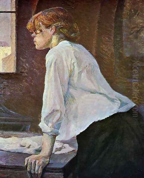 The Laundress by Henri De Toulouse-Lautrec