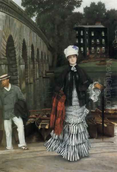 The Return From The Boating Trip Oil Painting by James Jacques Joseph Tissot