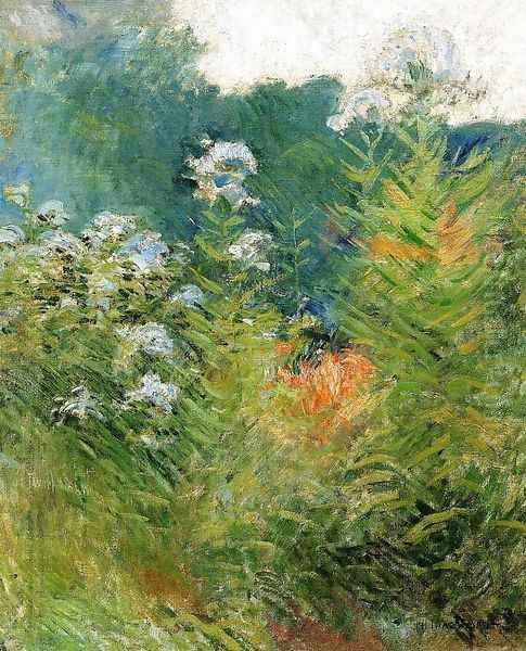 Wildflowers Oil Painting by John Henry Twachtman