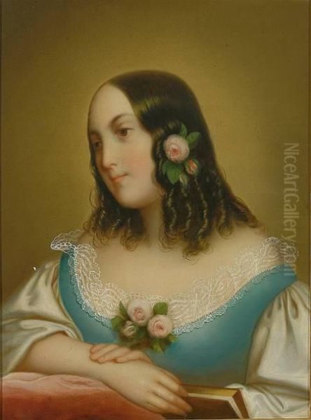 Zugeschr Oil Painting by Friedrich Ritter von Amerling