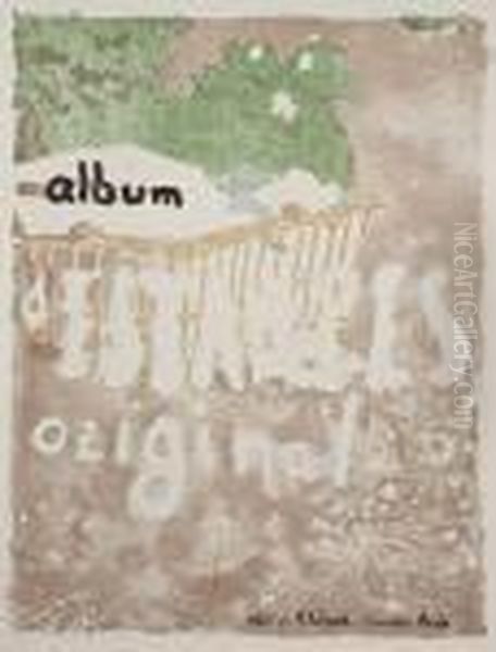 Projet De Couverture Pour Un Album D'estampes Oil Painting by Jean-Edouard Vuillard