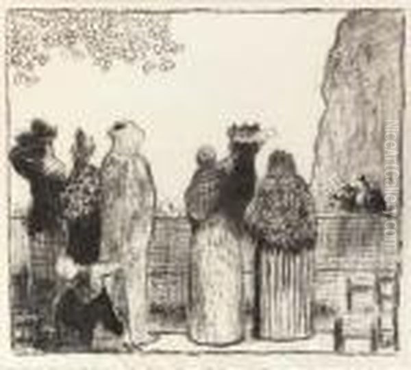 Les Tuileries Oil Painting by Jean-Edouard Vuillard