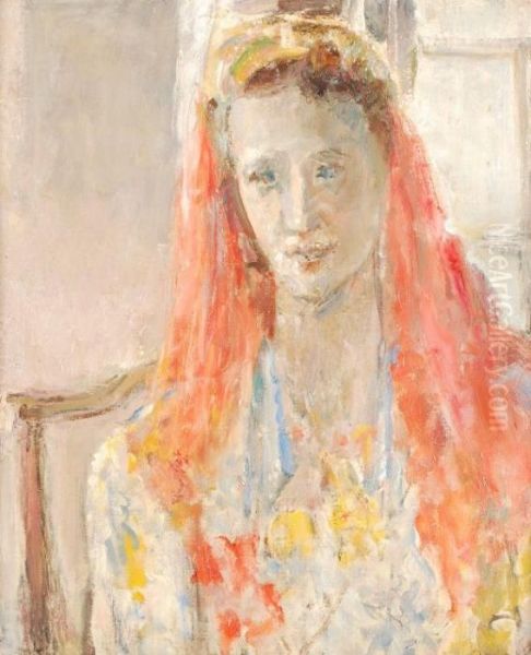 Portrait Study Of A Lady Oil Painting by Ethel, Dame Walker