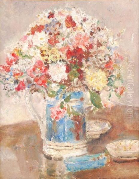 Prize Bouquet Oil Painting by Ethel, Dame Walker