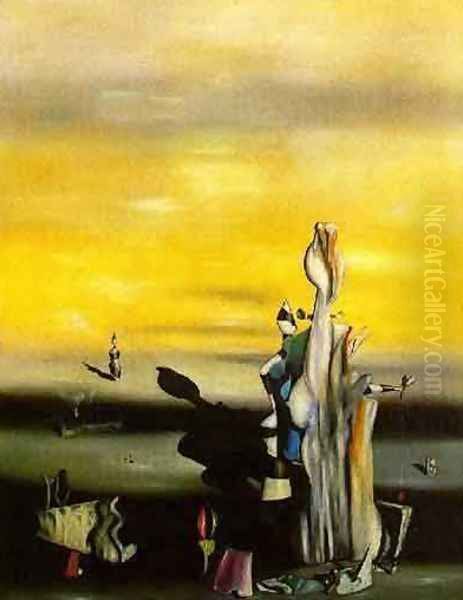 The Absent Lady Oil Painting by Yves Tanguy