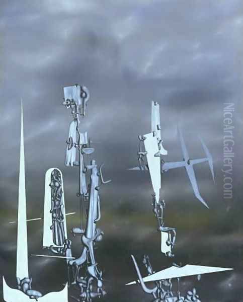 The Invisibles Oil Painting by Yves Tanguy