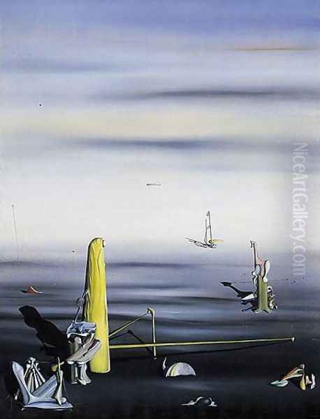 The Sun in Its Jewel Case Oil Painting by Yves Tanguy