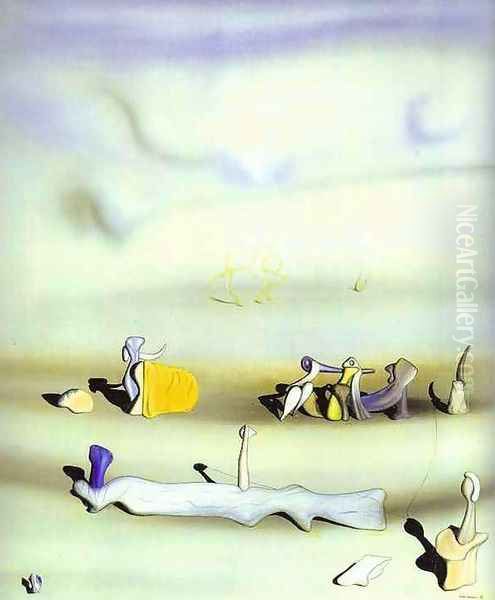 Tomorrow Oil Painting by Yves Tanguy