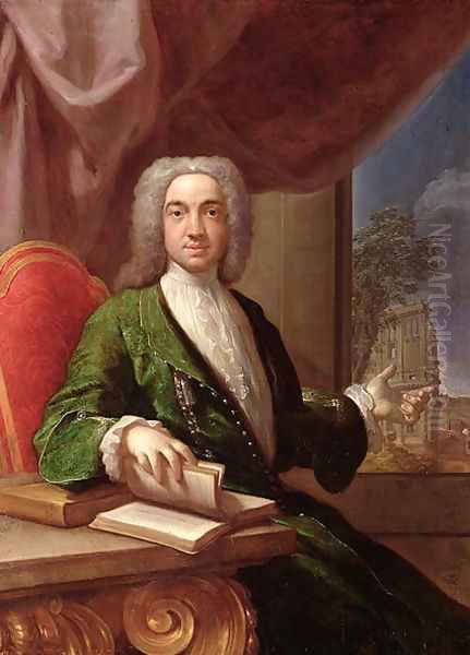 Portrait of Sir Edward Gascoigne, 6th Baronet, 1724 Oil Painting by Francesco Trevisani