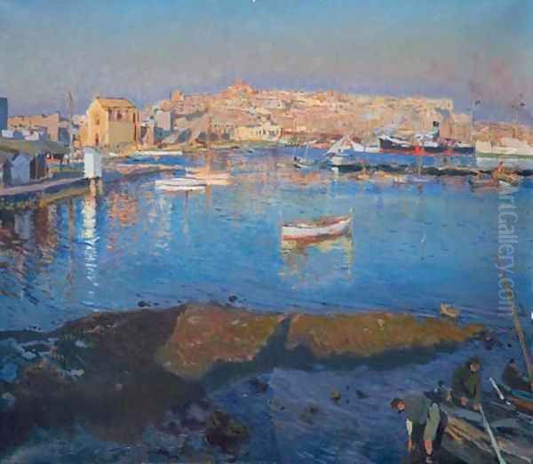 Puerto de Tarragona (Port of Tarragona) by Joaquin Mir Trinxet