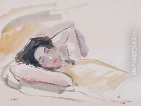 Helenka Oil Painting by Wojciech Weiss