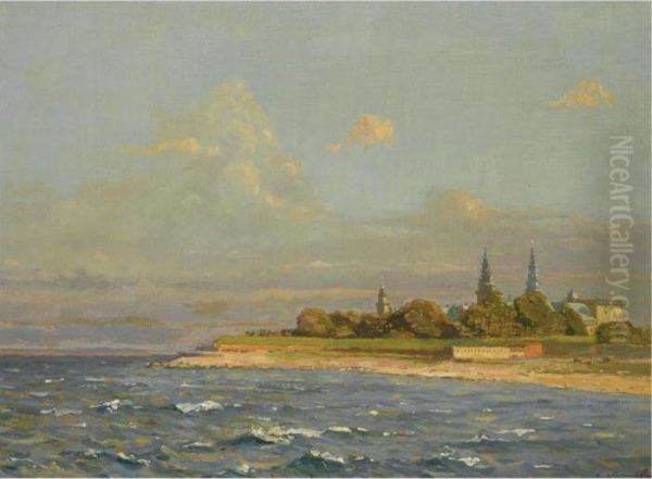 Pereyaslavl Oil Painting by Constantin Alexandr. Westchiloff