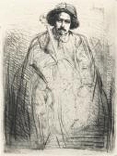 Becquet Oil Painting by James Abbott McNeill Whistler