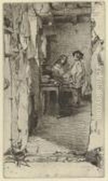 The Rag Gatherers Oil Painting by James Abbott McNeill Whistler
