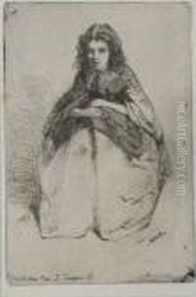 Fumette Oil Painting by James Abbott McNeill Whistler
