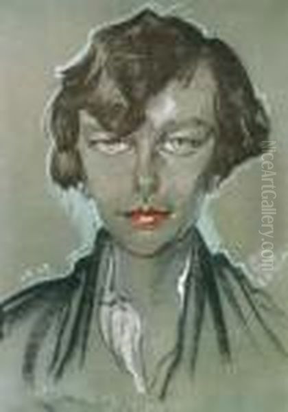 Portret Janiny Bastgen Oil Painting by Stanislaw Ignacy Witkiewicz-Witkacy