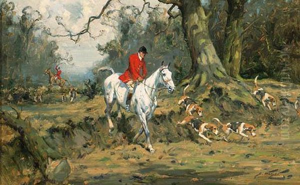 On The Scent Oil Painting by George Wright