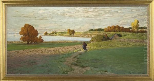 Landscape Oil Painting by Michael Gorstkin Wywiorski
