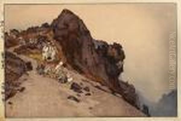 Five Woodcuts 
Ten Views Of Fuji Oil Painting by Hiroshi Yoshida