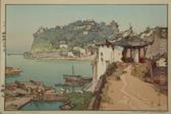 Soshu Oil Painting by Hiroshi Yoshida