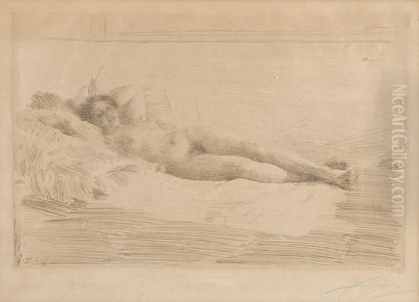 Elin Oil Painting by Anders Zorn