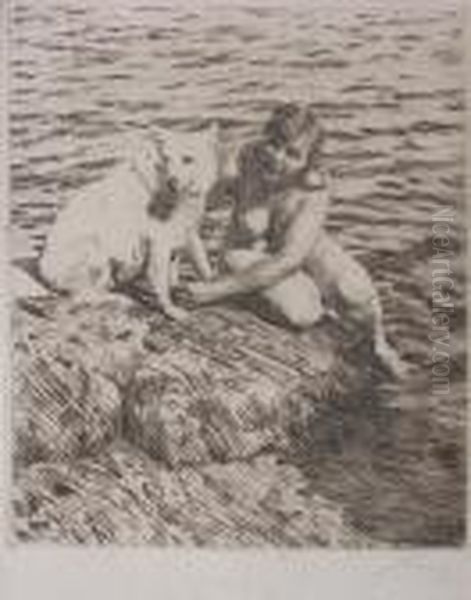 Sappo Oil Painting by Anders Zorn
