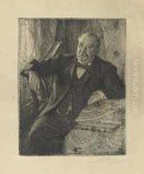 Grover Cleveland I Oil Painting by Anders Zorn