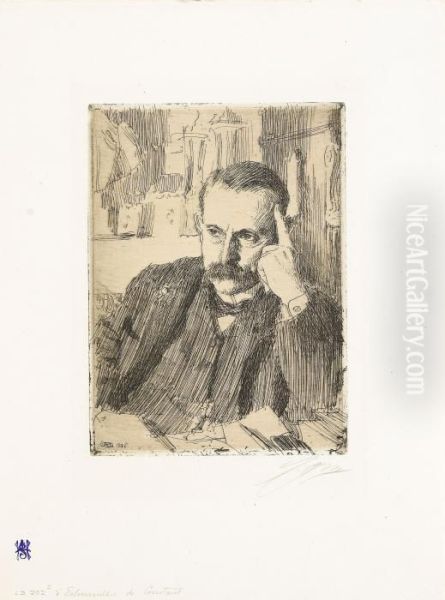 D'estournelles De Constant Oil Painting by Anders Zorn