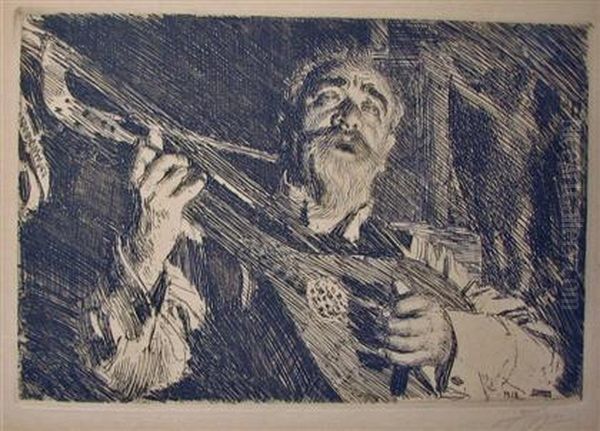 Vicke Oil Painting by Anders Zorn