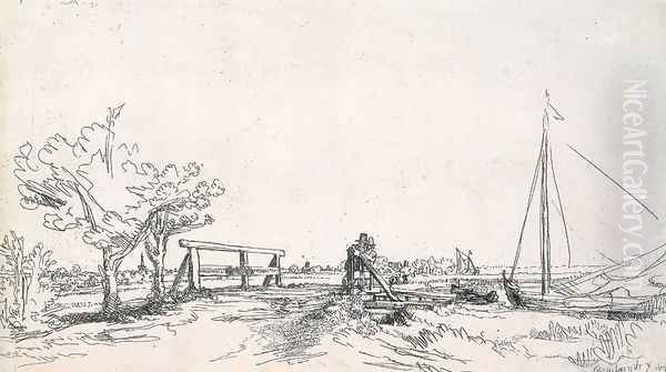 Six's Bridge Oil Painting by Rembrandt Van Rijn