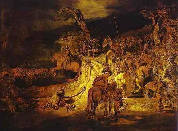 The Unity (Agreement) in the Country Oil Painting by Harmenszoon van Rijn Rembrandt