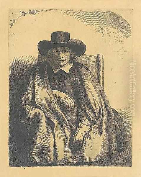 Recueil de Quatre-Vingt-Cinq Estampes originales, Tetes, Paysages et differents Sujets, dessinees et gravees par Rembrandt 2 Oil Painting by Rembrandt Van Rijn