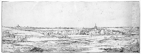 The Goldweigher's Field Oil Painting by Harmenszoon van Rijn Rembrandt