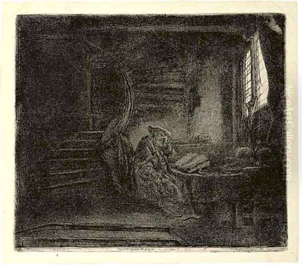 Six later impressions Oil Painting by Harmenszoon van Rijn Rembrandt