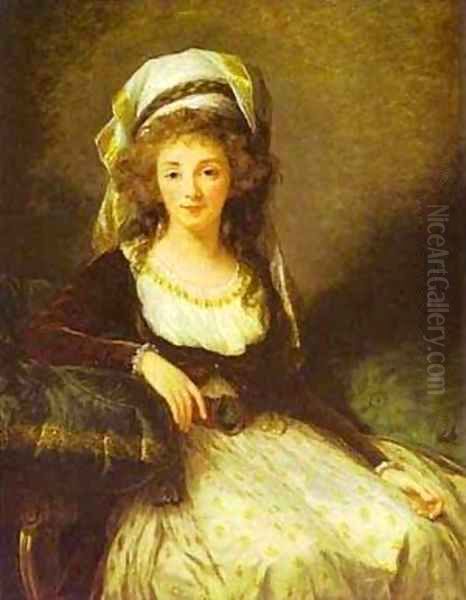 Portrait Of A Lady 1789 Oil Painting by Elisabeth Vigee-Lebrun
