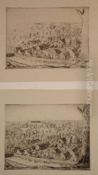 Saint-nicolas-des-eaux Oil Painting by Jean Frelaut