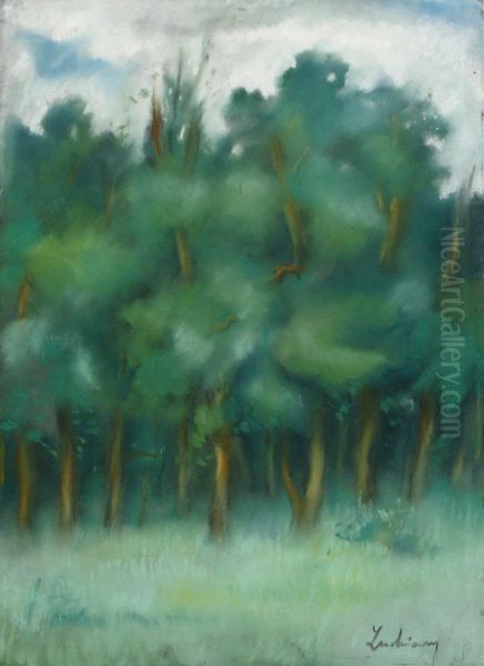 Margine De Crng Oil Painting by Stefan Luchian