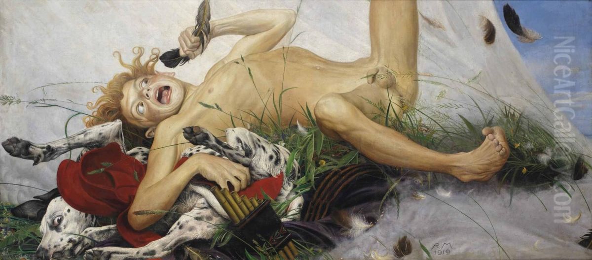 Ganymedes Oil Painting by Richard Muller