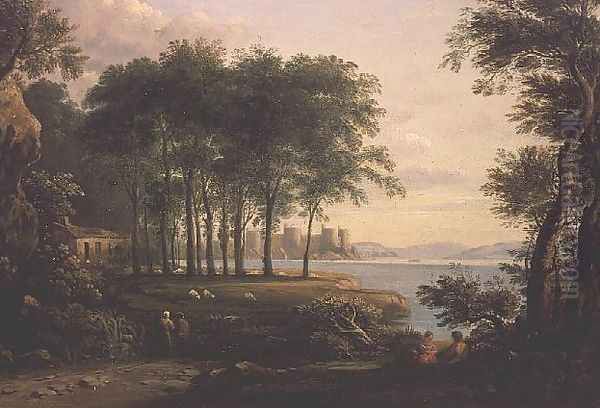 Conway Castle 2 Oil Painting by John Varley