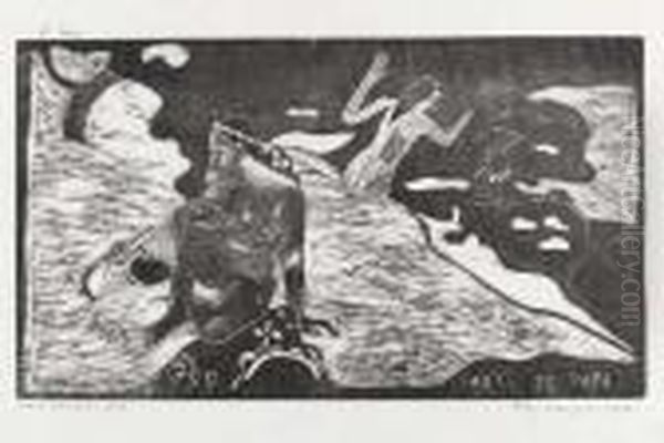 Auti Te Pape Oil Painting by Paul Gauguin
