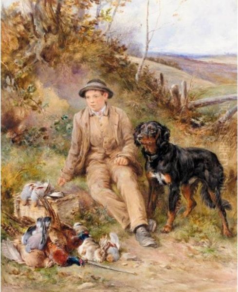 The Keeper's Boy Oil Painting by James Jnr Hardy