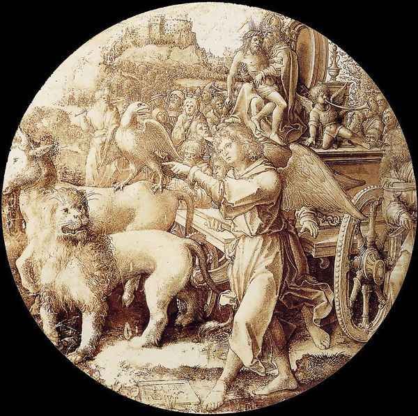 The Triumph of Faith 1517 Oil Painting by Dirck Jacobsz. Vellert