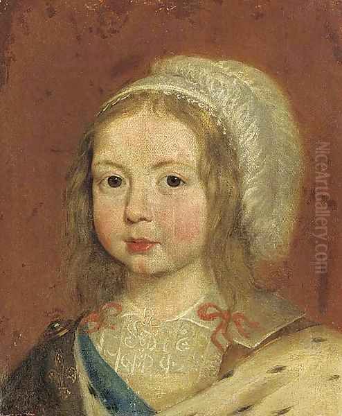 Portrait of a girl Oil Painting by Simon Vouet