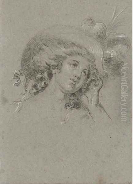 Etude de la Tagazon Oil Painting by Elisabeth Vigee-Lebrun