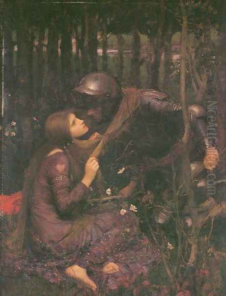 La Belle Dame Sans Merci Oil Painting by John William Waterhouse